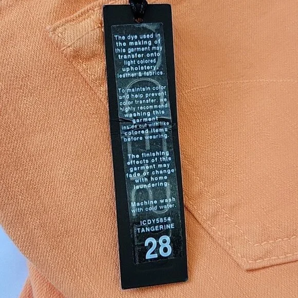 Joe's Jeans The Visionnaire Skinny Jean in Tangerine Size 28 - Picture 9 of 11